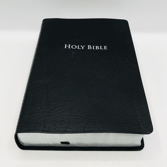 King James Study Bible 2nd Ed Bonded Leather Black Thomas Nelson BRAND NEW - Picture 3 of 10